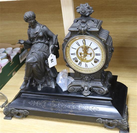 A French mantel clock